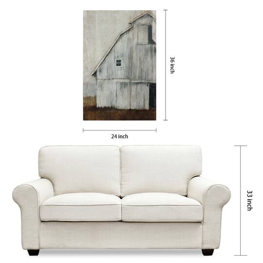 Empire Art Direct Frassino De Arte Legno 36" x 24" Abandoned Barn II Printed Wall Art